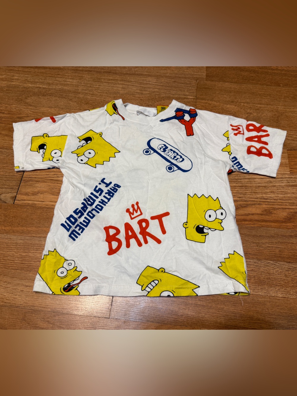 Boys Bart Simpson t-shirt